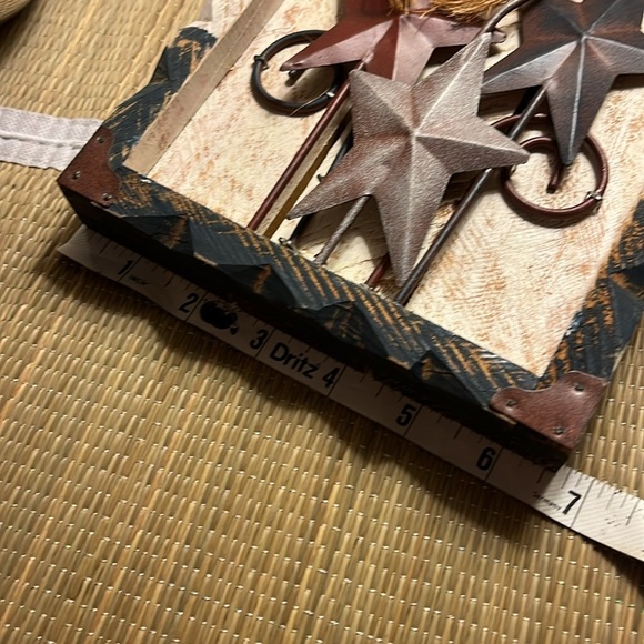Jo-Ann’s Fabrics Circa 2003 Americana Rustic Star Wall Decor - Picture 7 of 8